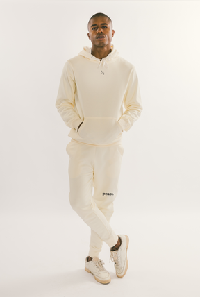 Peace Essentials Jogginghose - Elfenbein