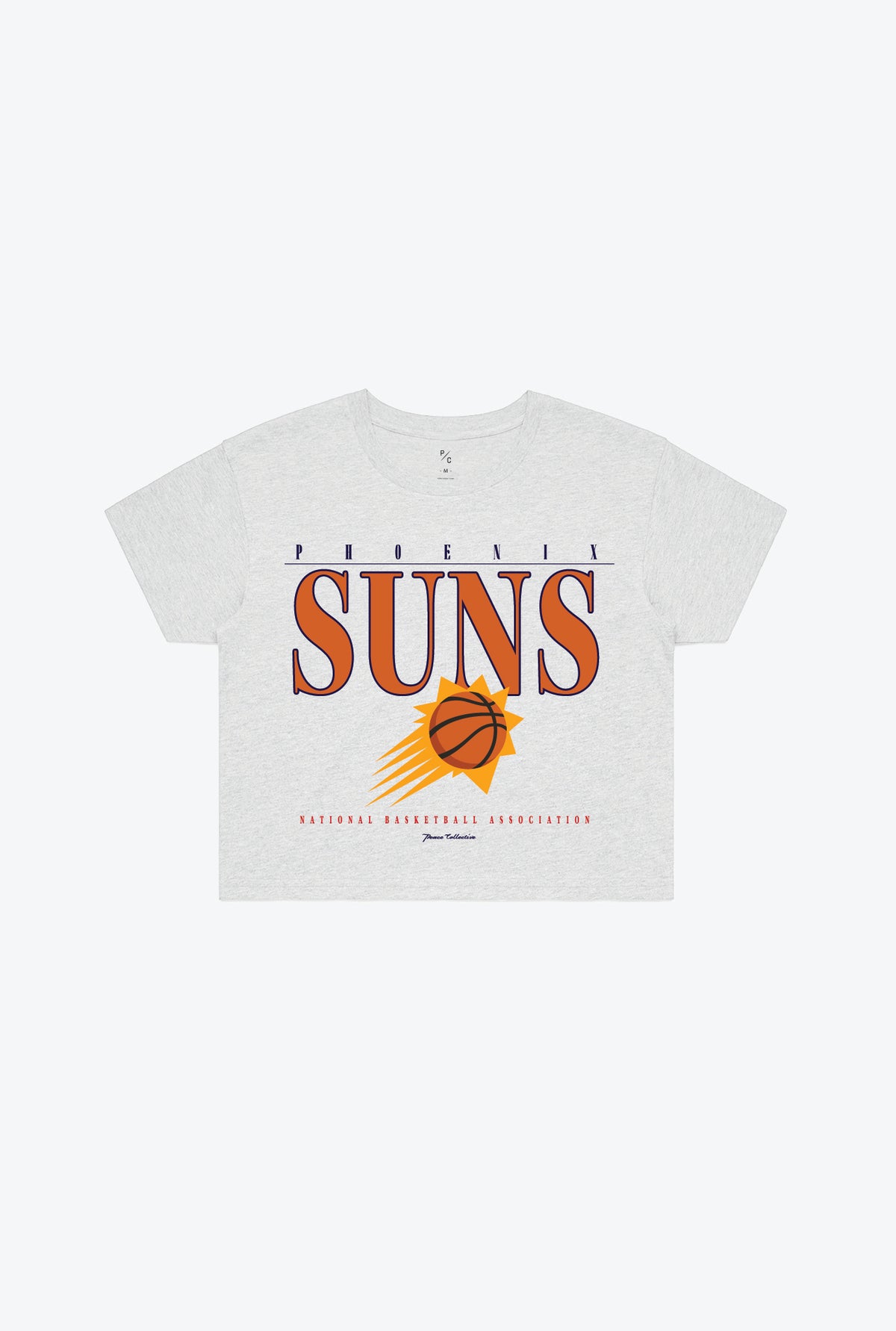 Phoenix Suns Signature Cropped T-Shirt - Ash