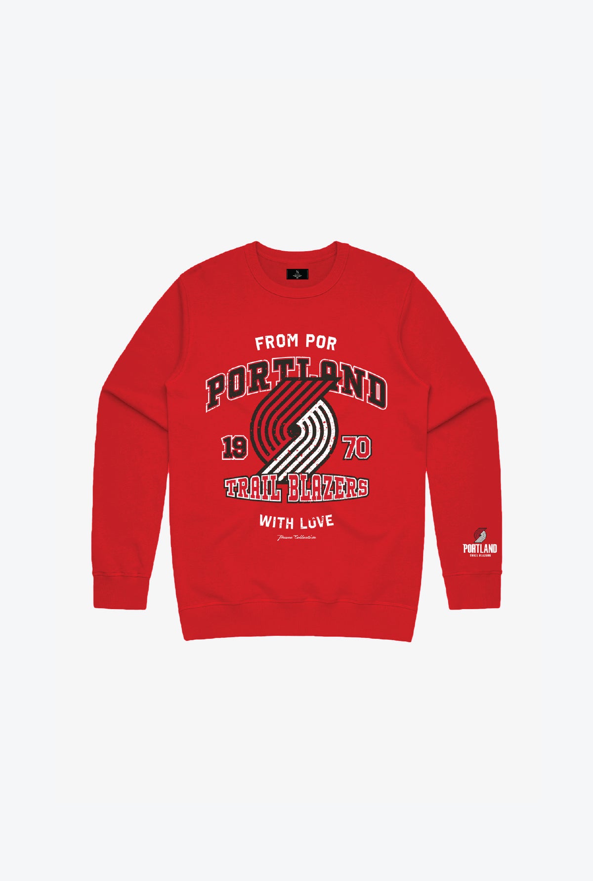 Portland Trailblazers Washed Kids Crewneck