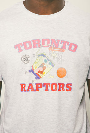 Toronto Raptors Spongebob T-Shirt - Ash