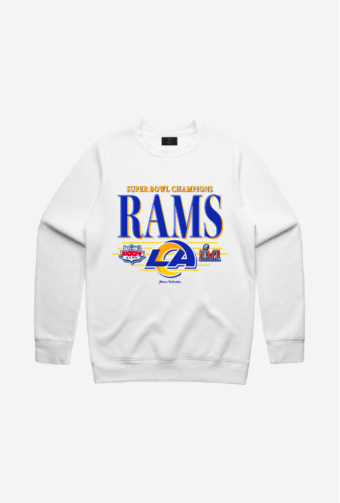 Los Angeles Rams Vintage Crewneck - White