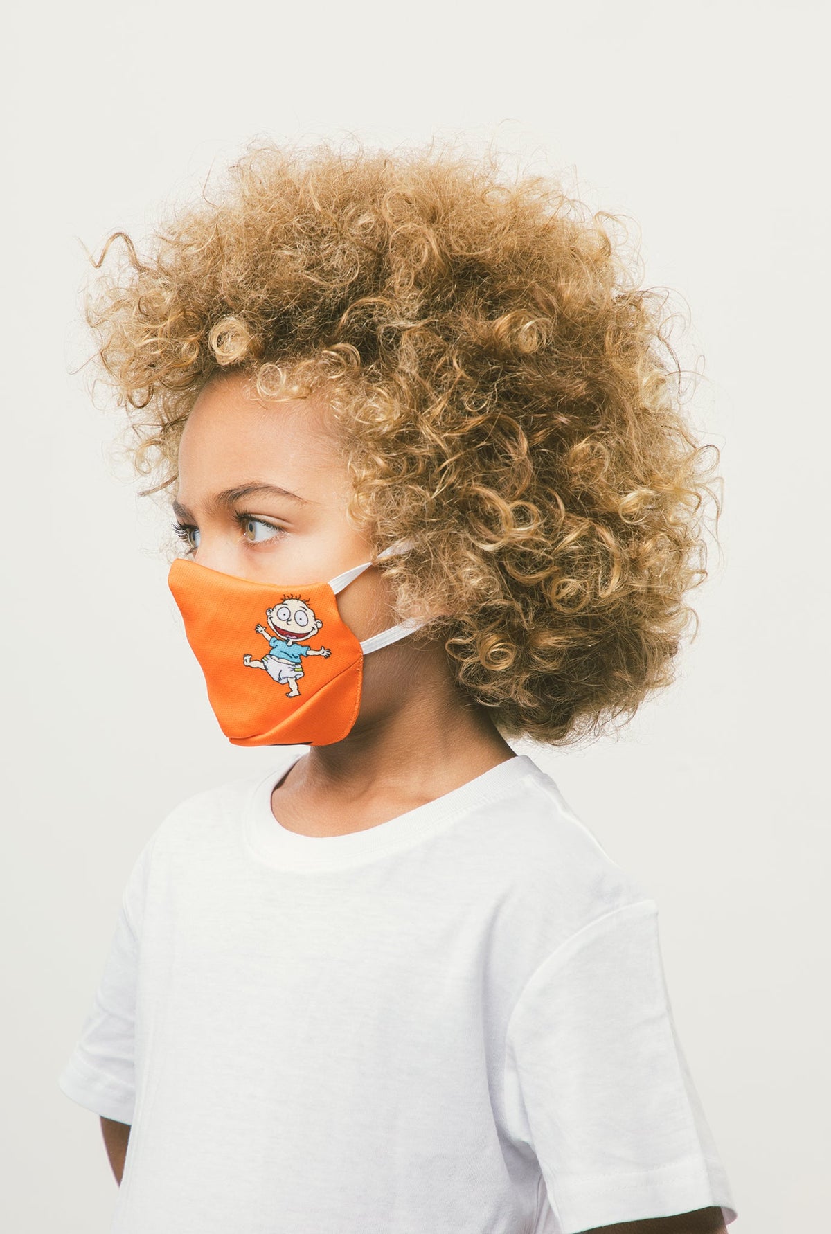 P/C x Rugrats Tommy Gesichtsmaske für Kinder - Orange