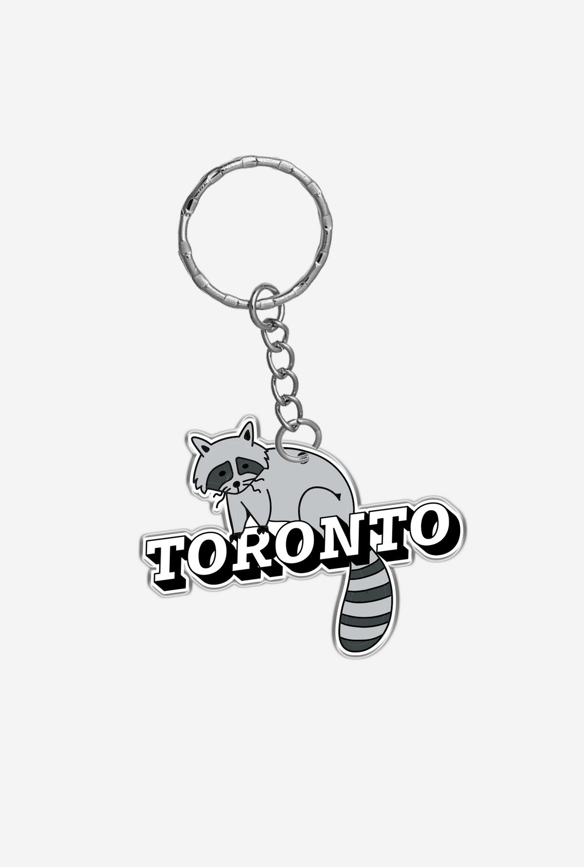Toronto Raccoon Keychain
