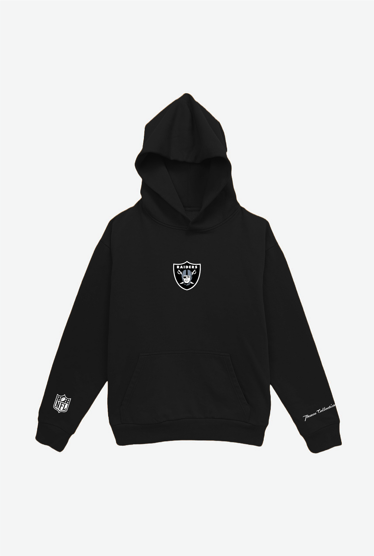 Las Vegas Raiders Logo Heavyweight Hoodie - Black