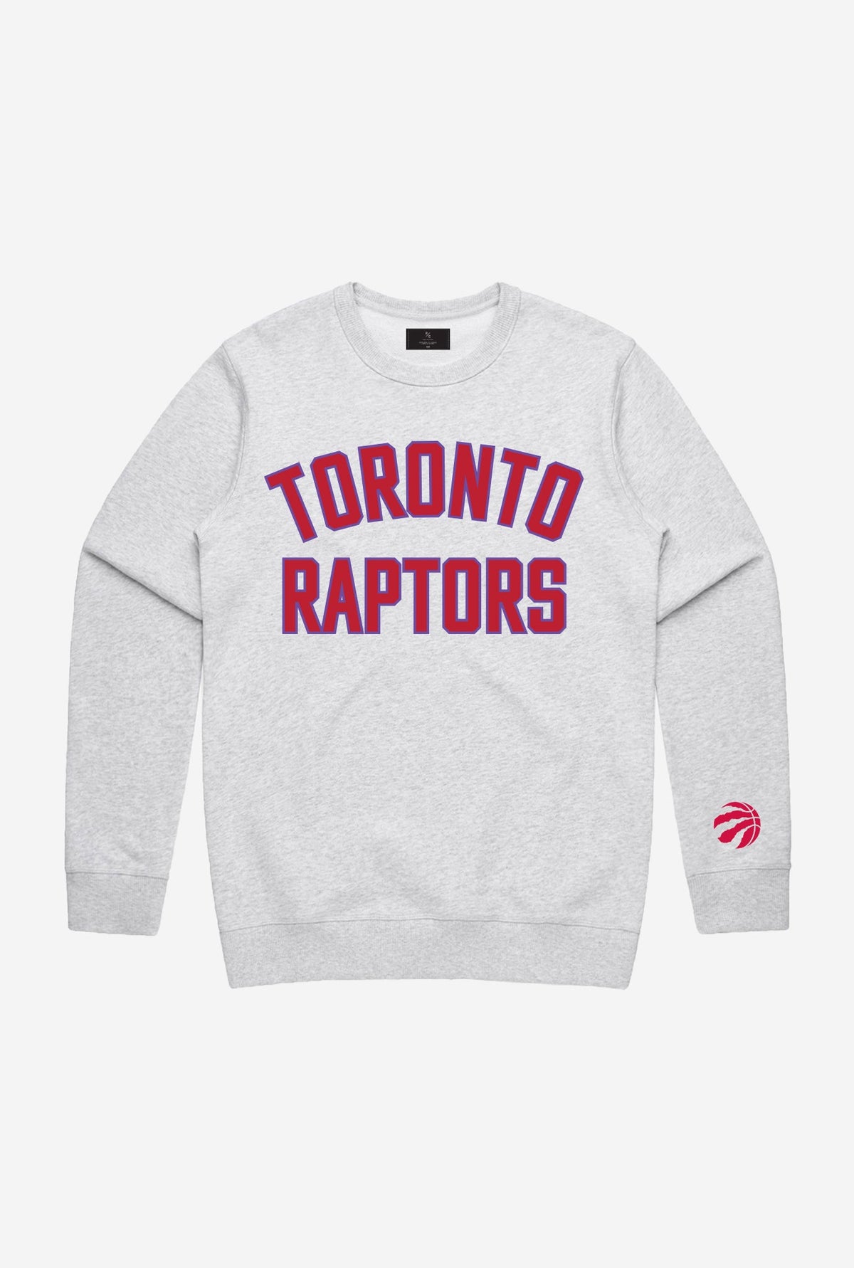 Toronto Raptors Collegiate Crewneck - Grey