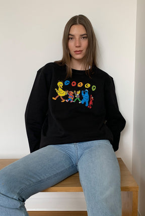 P/C x Sesame Street Balloon Crewneck - Black