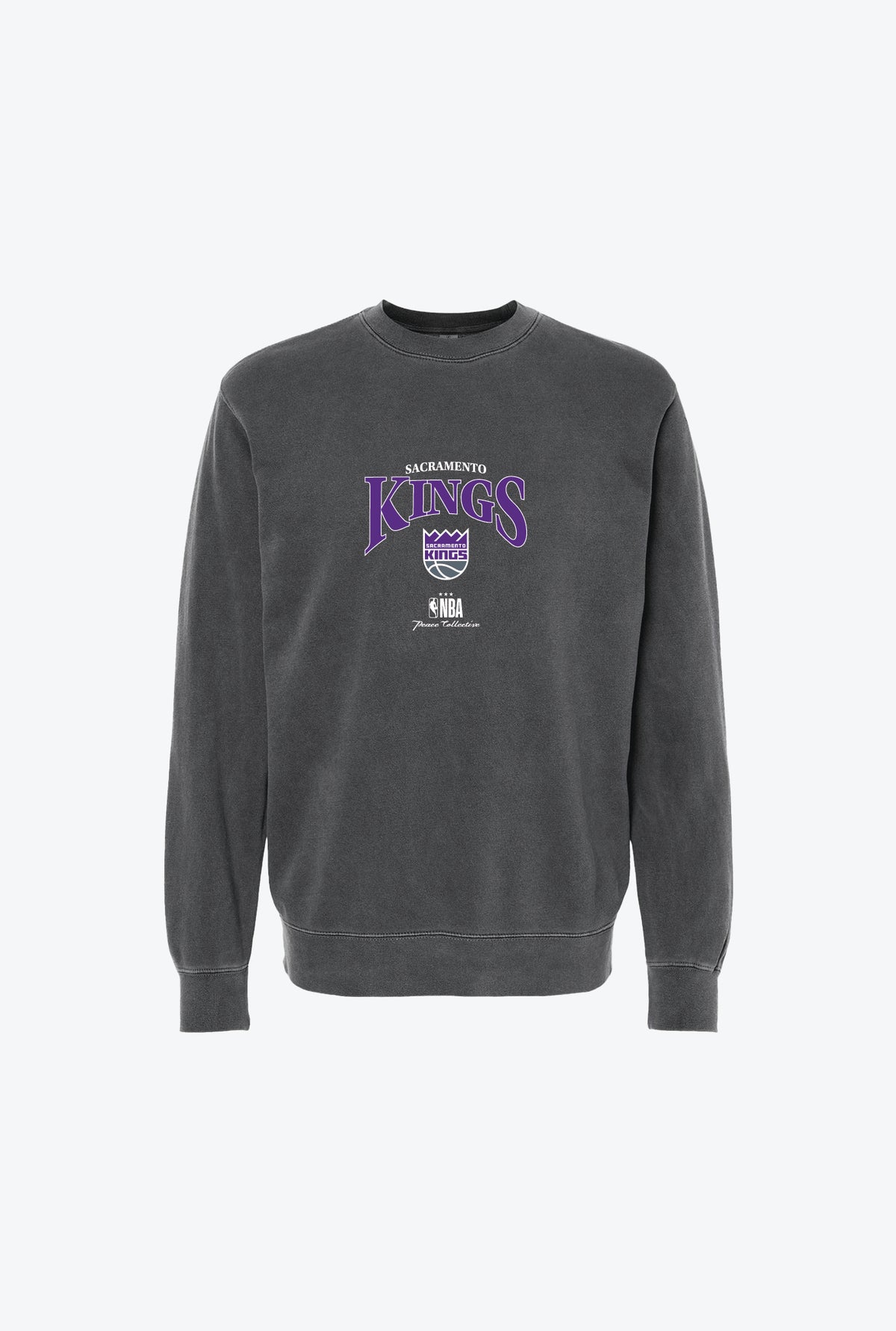 Sacramento Kings Pigment Dye Crewneck - Black