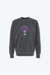 Sacramento Kings Pigment Dye Crewneck - Black