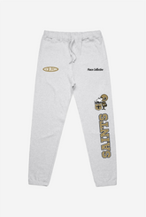 New Orleans Saints Washed Graphic Joggers - Ash