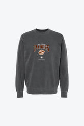 San Diego Padres Pigment Dye Crewneck - Black