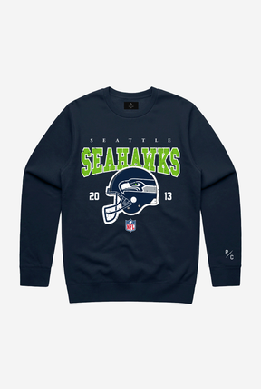 Seattle Seahawks Vintage Crewneck - Navy