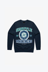 Seattle Mariners Vintage Kids Crewneck - Navy