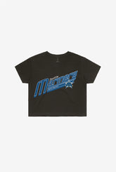 Seattle Mariners Vintage Cropped T-Shirt - Black
