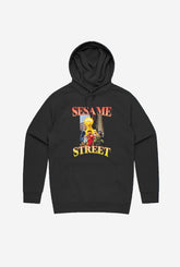 Sweat à capuche rap Sesame Street - Noir