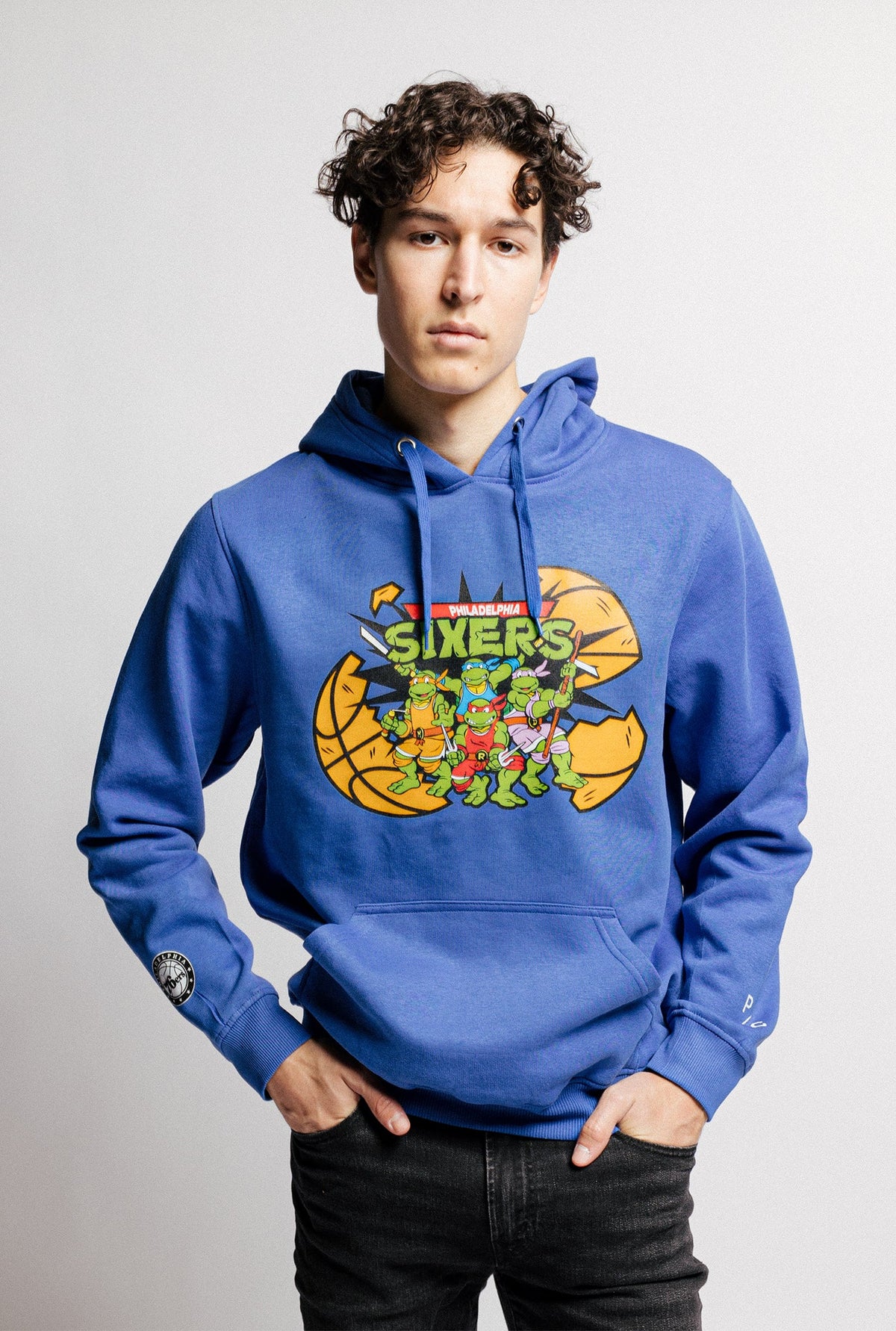 P/C x TMNT Philadelphia 76ers Hoodie - Royal