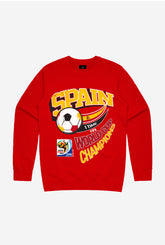 FIFA Historic World Cup Spain Crewneck - Red