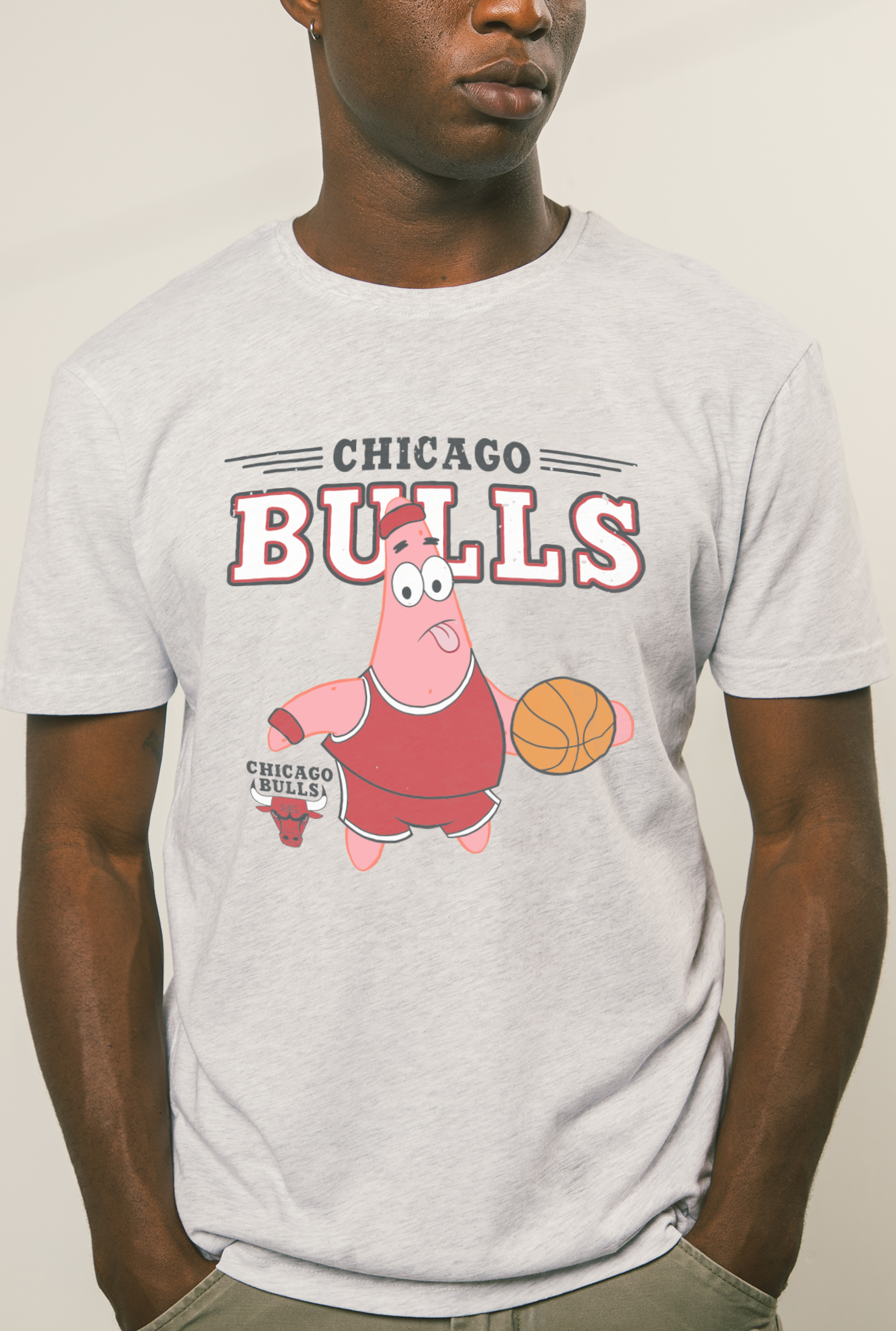 Chicago Bulls Patrick T-Shirt - Ash