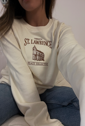 St. Lawrence Vintage Crewneck - Ivory