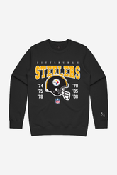 Pittsburgh Steelers Vintage Crewneck - Black