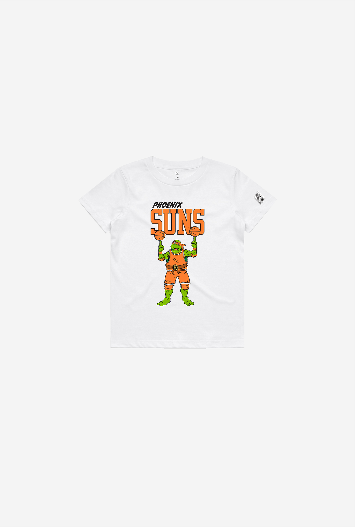 P/C x TMNT Phoenix Suns Kids T-Shirt - White