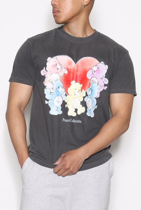 Care Bears Heart T-Shirt - Black