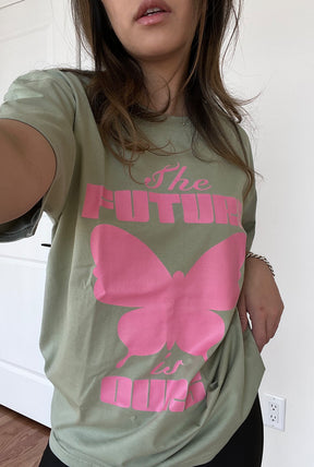 The Future Is Ours T-Shirt - Pistachio