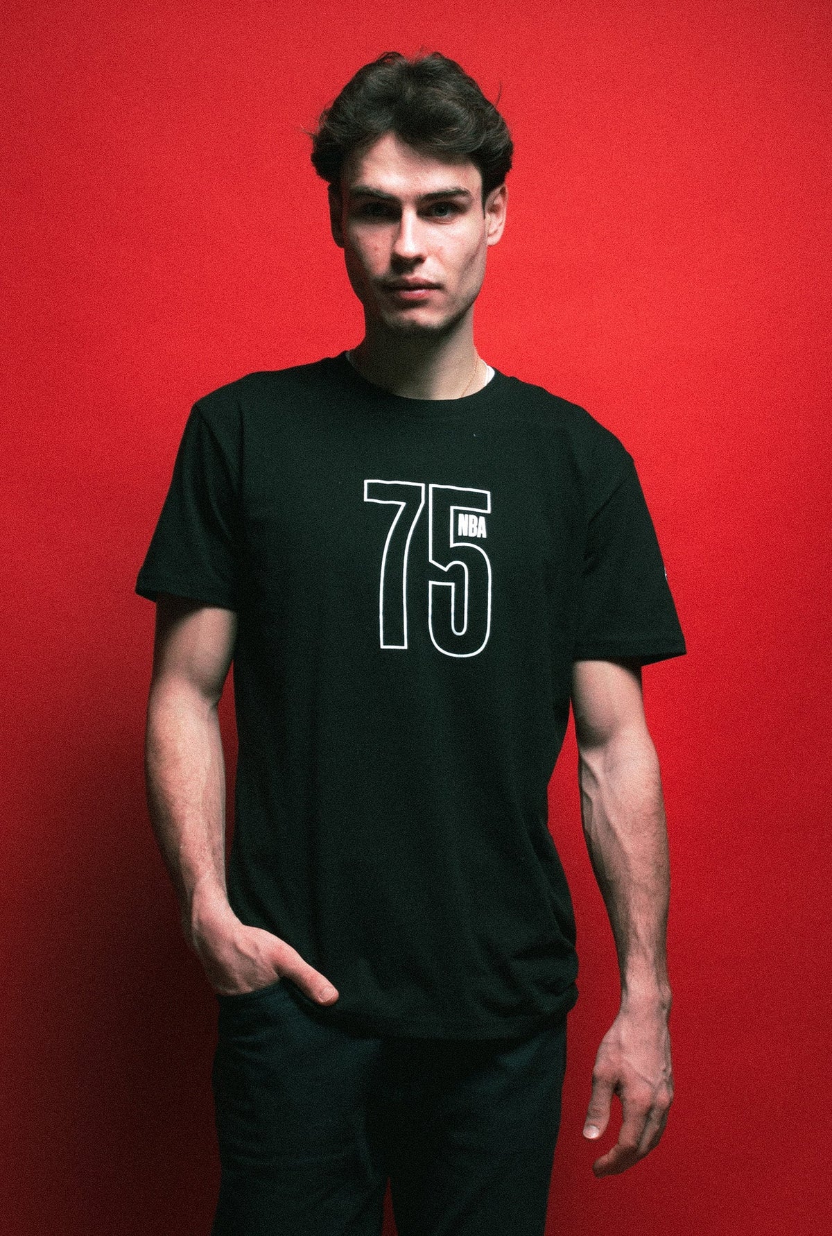 NBA 75th Anniversary T-Shirt - Black