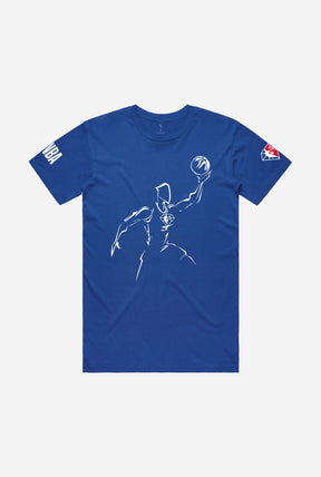 NBA 75th Anniversary T-Shirt - Royal