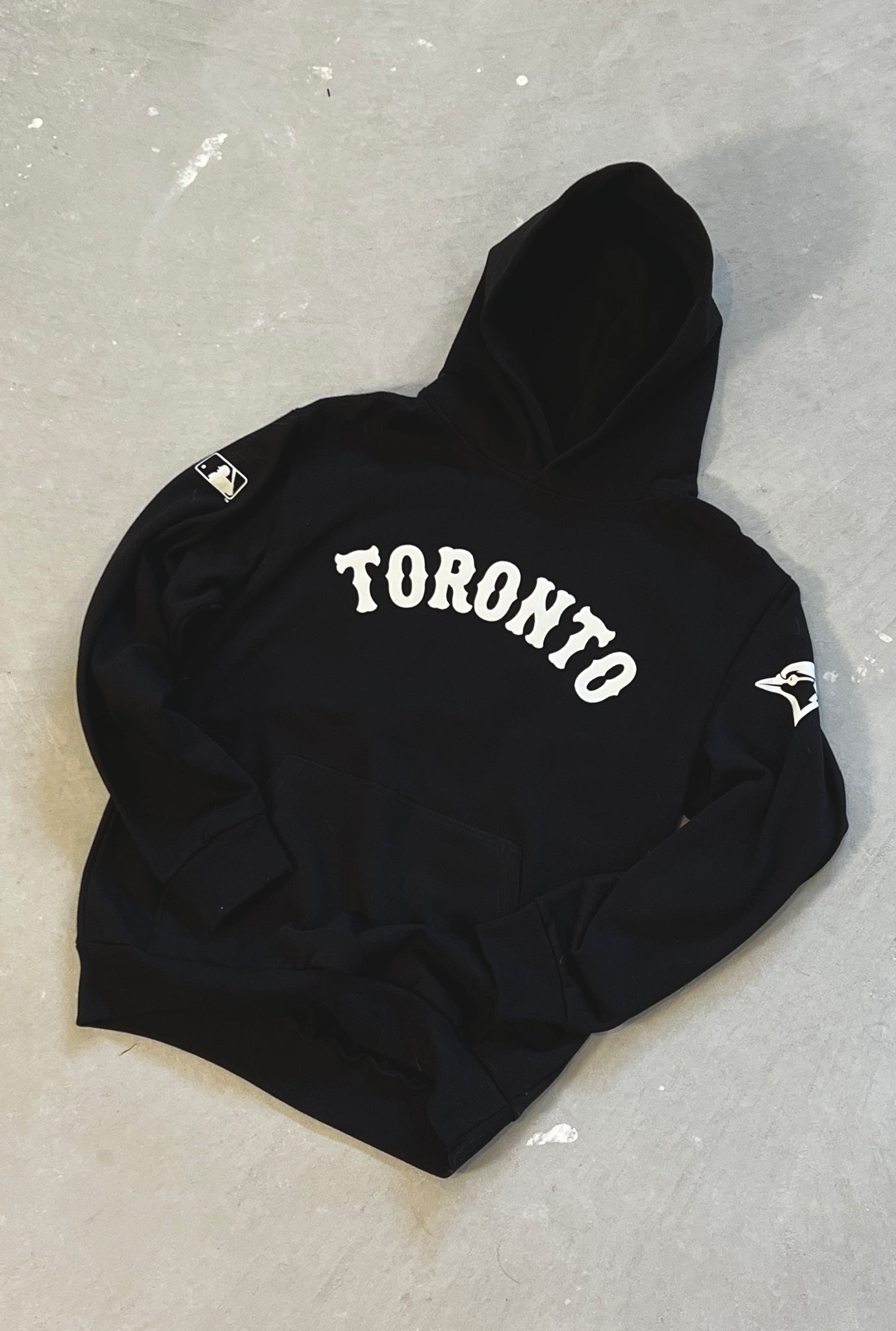 Toronto Blue Jays Essential Heavyweight Hoodie - Black