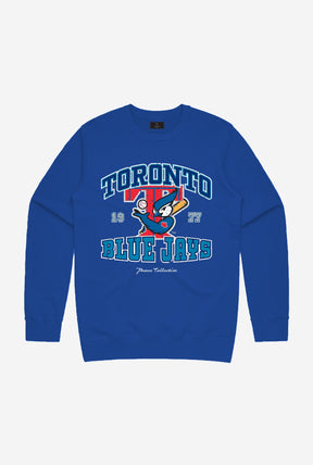 Toronto Blue Jays Vintage Washed Crewneck - Royal