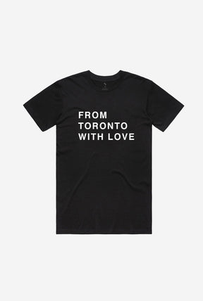 T-Shirt „From Toronto with Love“ – Schwarz