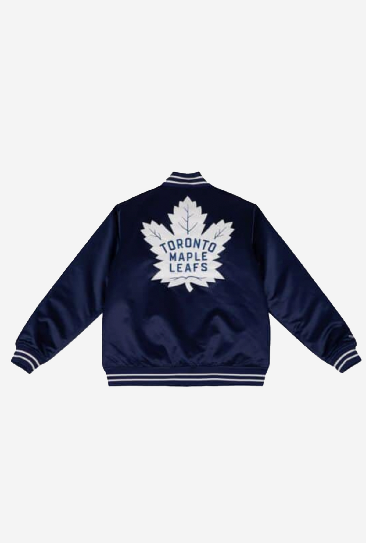 Toronto Maple Leafs Heavyweight Satin Jacket - Navy