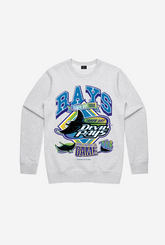 Tampa Bay Rays Vintage Cooperstown Collection Crewneck - Ash