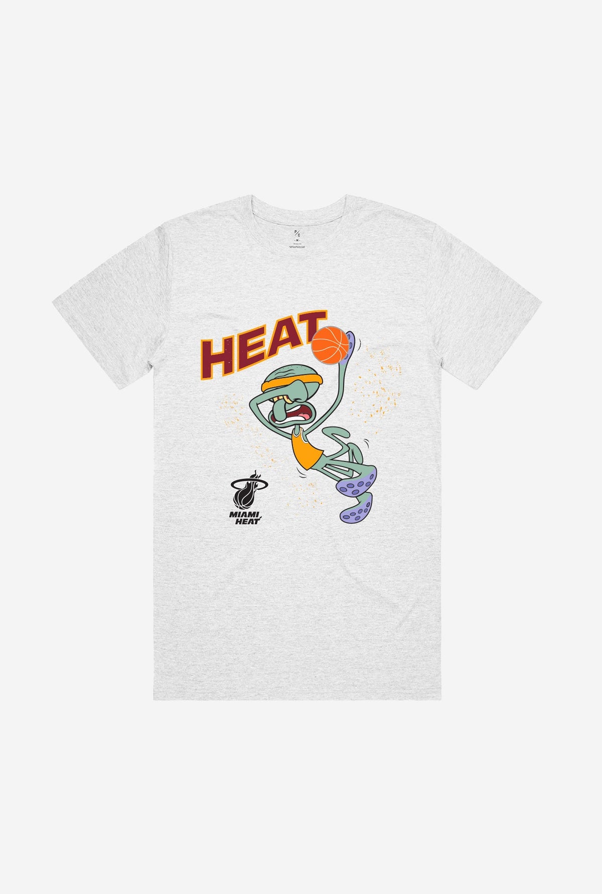Miami Heat Squidward T-Shirt - Ash
