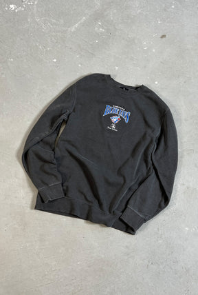 Toronto Blue Jays Vintage Embroidered Crewneck - Black
