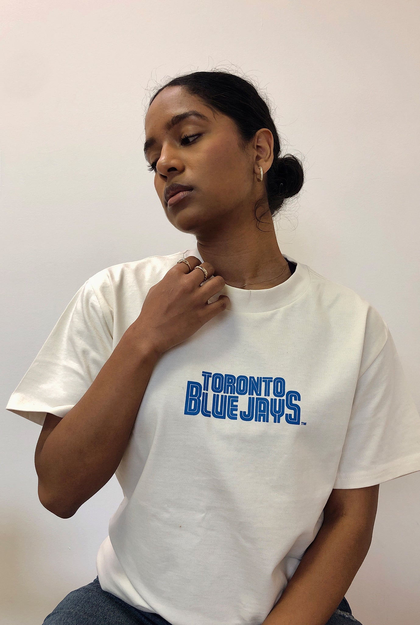 Toronto Blue Jays Heavyweight T Shirt - Natural