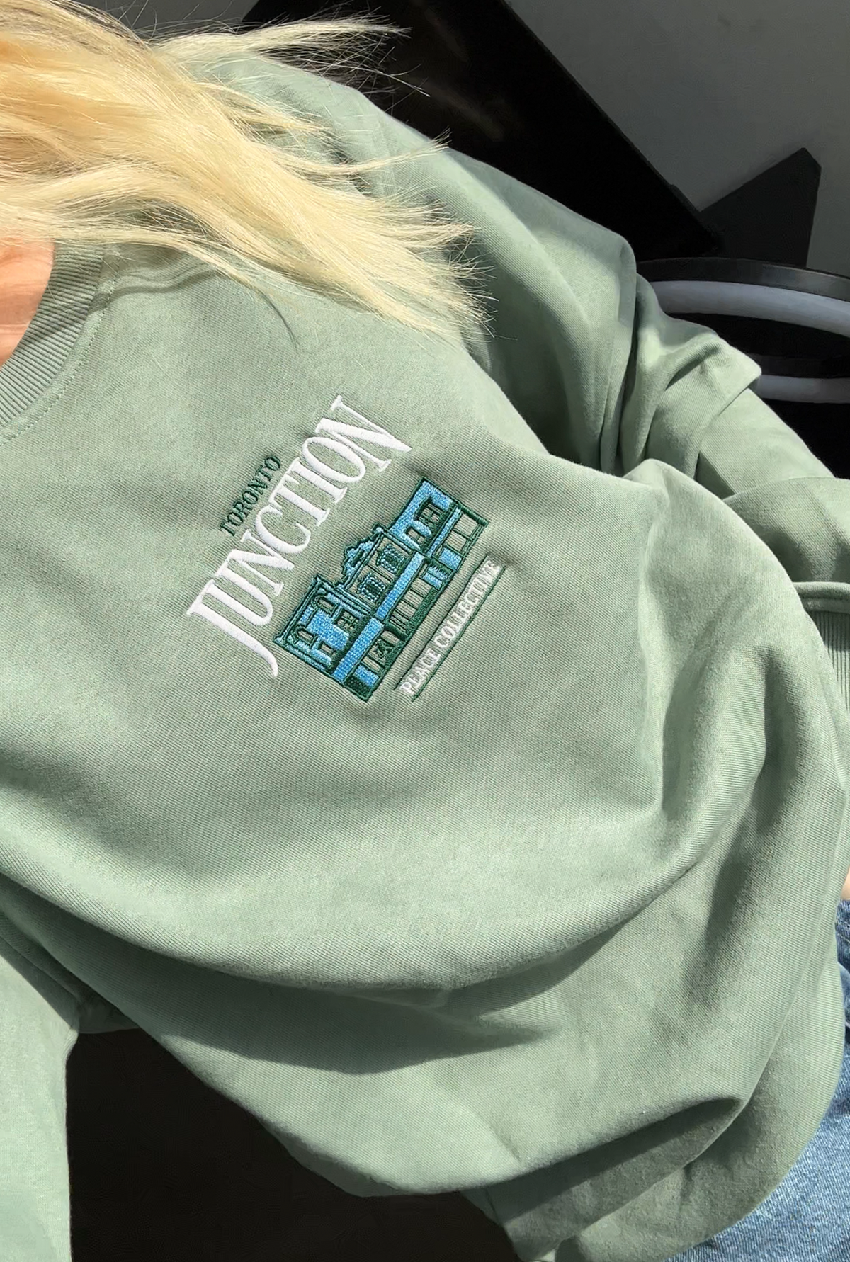 Junction Vintage Crewneck - Sage