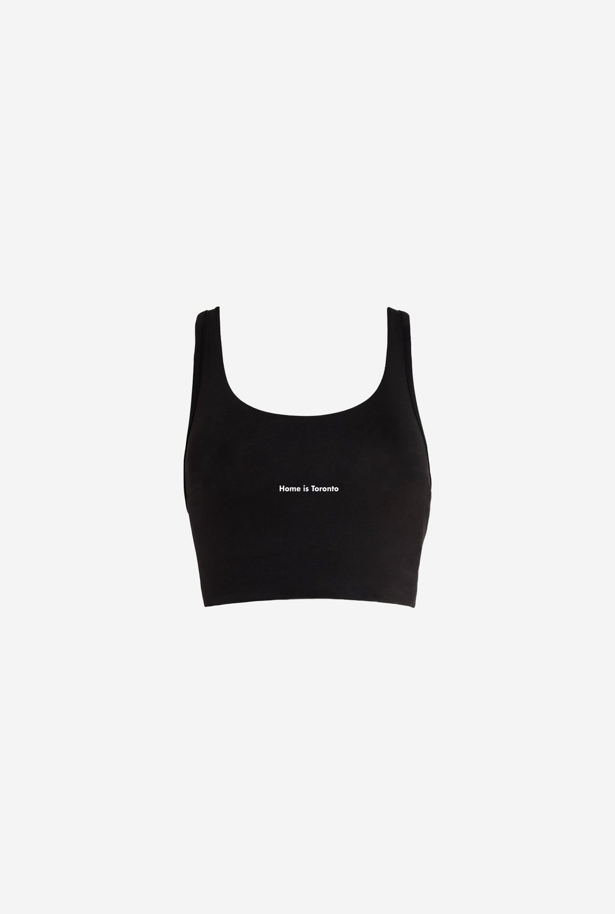 Home is Toronto Minimal Bra Top - Black