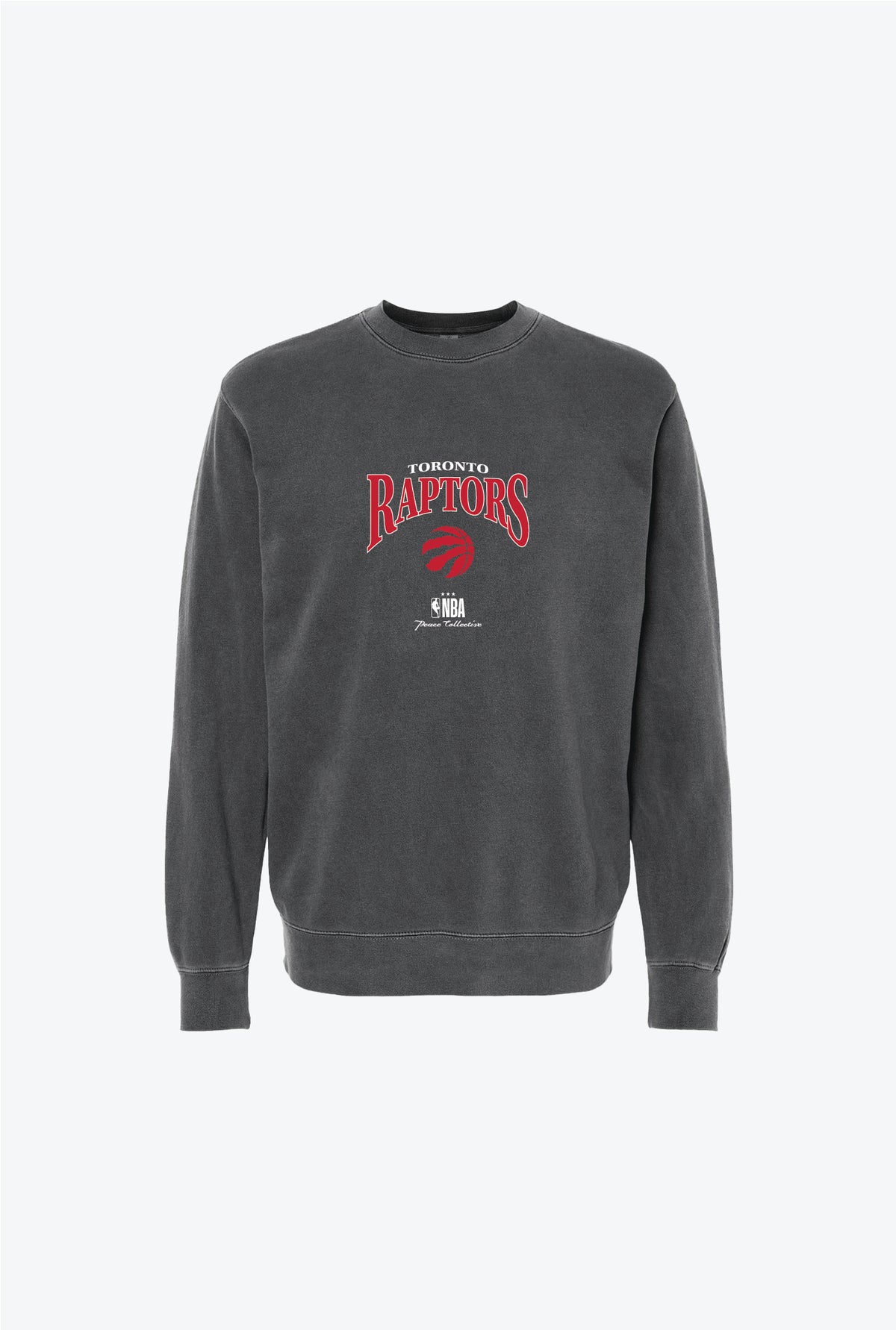 Toronto Raptors Pigment Dye Crewneck - Black