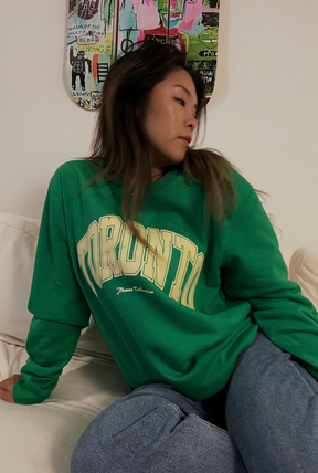 Toronto Vintage Crewneck - Kelly Green