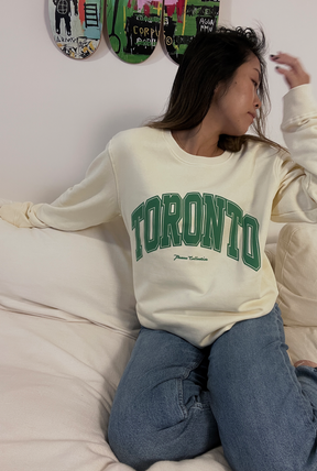 Toronto Vintage Crewneck - Ivory