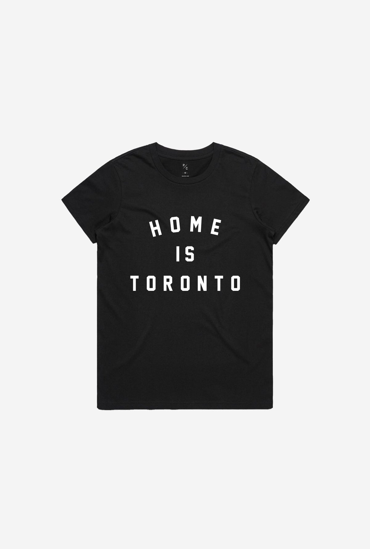 Home is Toronto Varsity Women's T-Shirt - Black