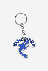 Vancouver Digital Orca Keychain