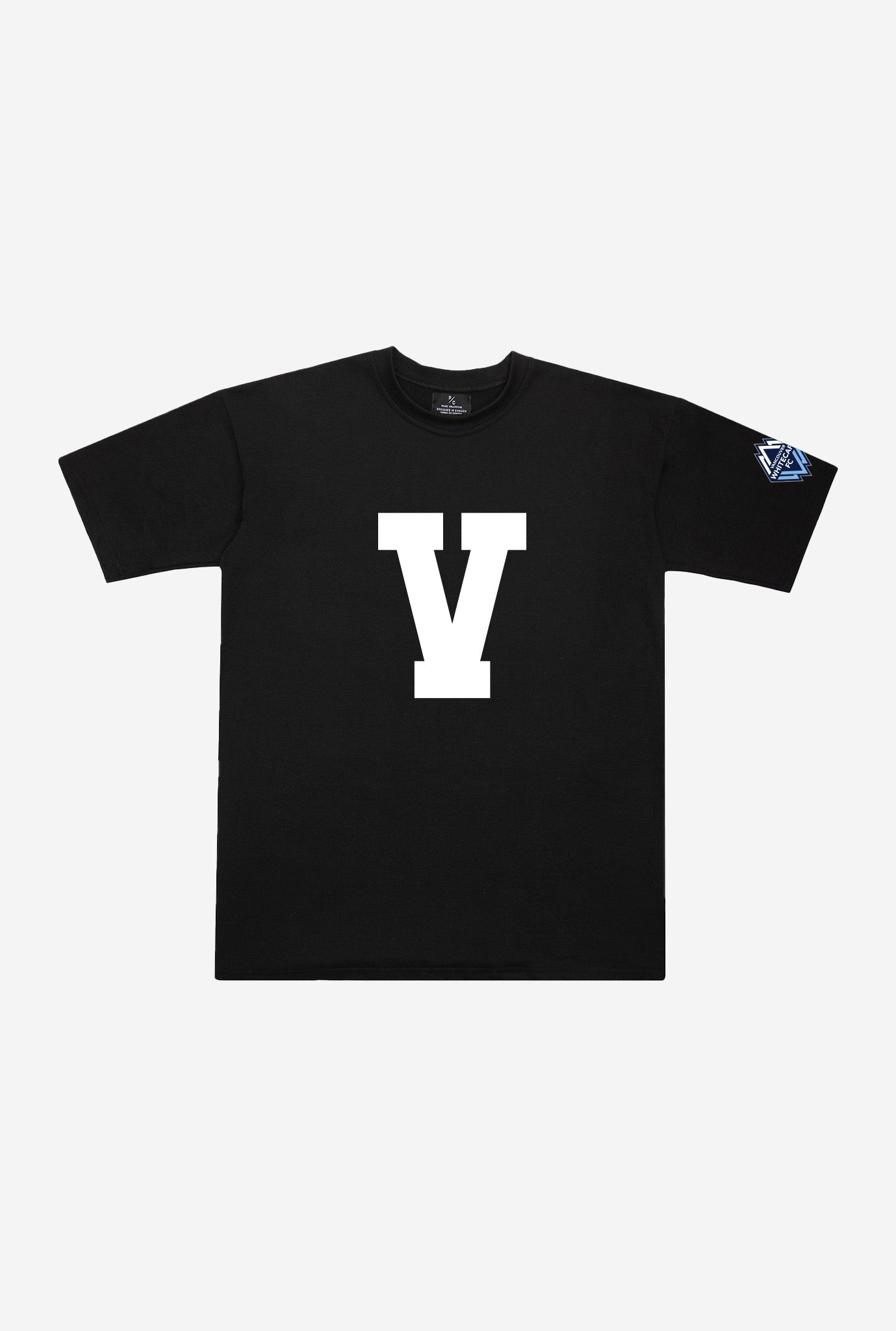Vancouver FC "V" Heavyweight T-Shirt - Black