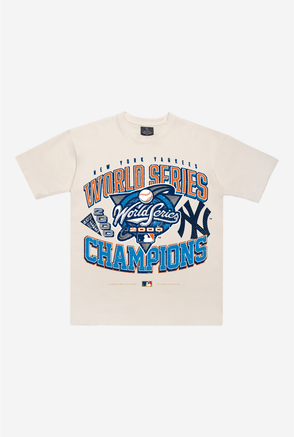 2000’s Cooperstown Yankees BaseballShirt New York Yankees 2000 World Series Cooperstown Collection Premium T-Sh