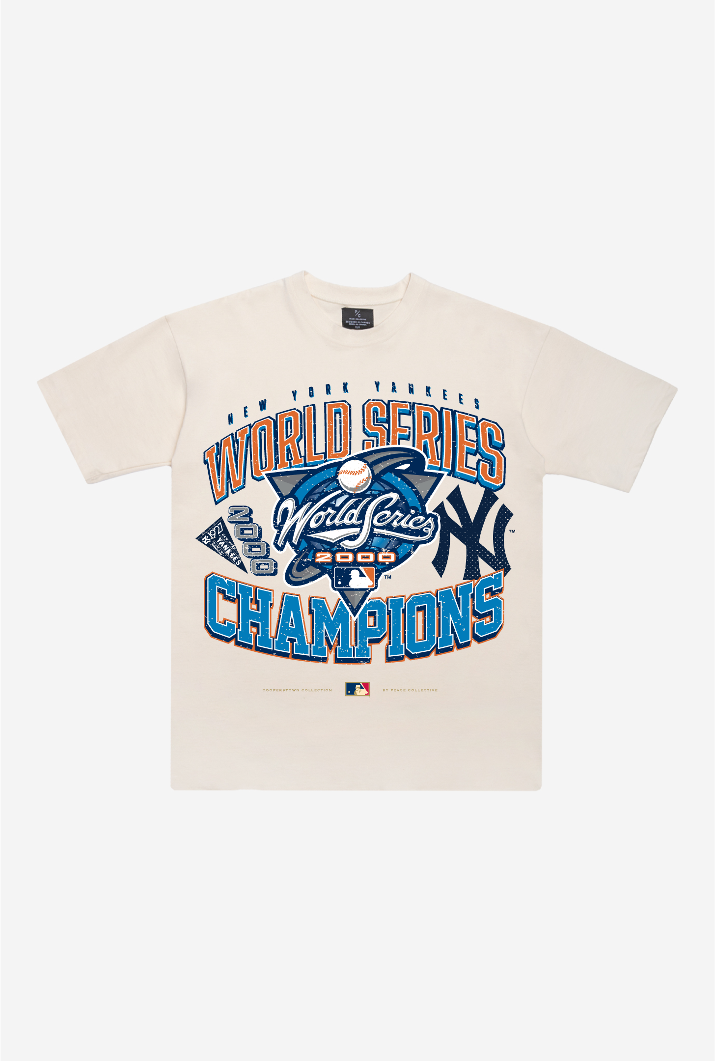 New York Yankees 2000 World Series Cooperstown Collection Premium T-Shirt - Natural