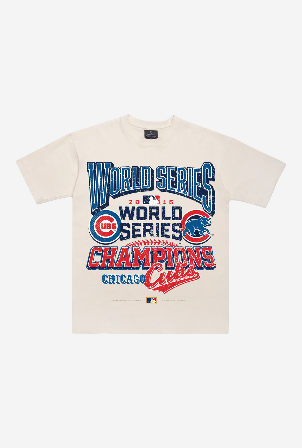 Chicago Cubs 2016 World Series Cooperstown Collection Premium T Shirt
