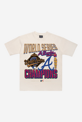Atlanta Braves 1995 World Series Cooperstown Collection Premium T-Shirt - Natural