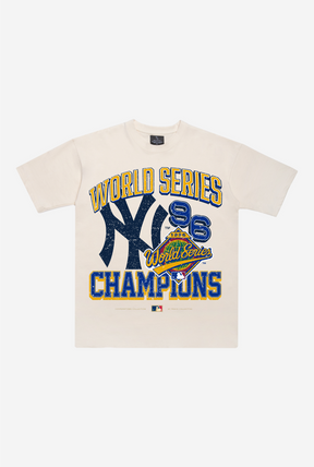 T-shirt de qualité supérieure de la collection Cooperstown des Yankees de New York 1996 World Series - Naturel