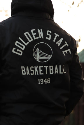 Golden State Warriors Coach Jacket - Black